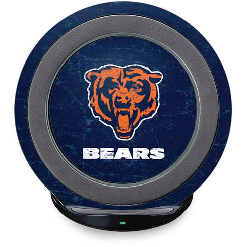 NFL Chicago Bears - Alternate Distressed Fast Charge Wireless Charging Stand Skin