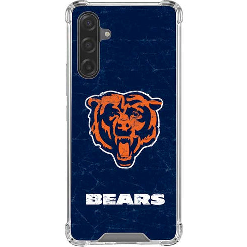 NFL Chicago Bears - Alternate Distressed Galaxy A17 Clear Case