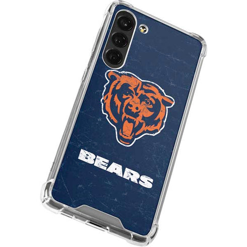 NFL Chicago Bears - Alternate Distressed Galaxy S24 FE Clear Case