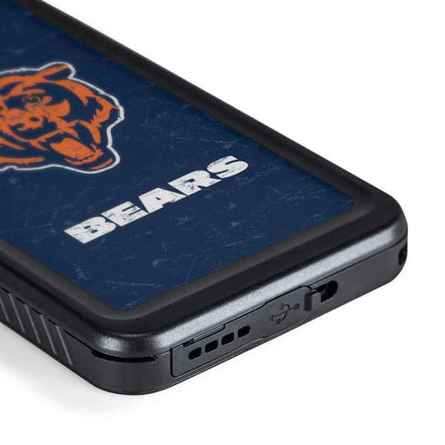 NFL Chicago Bears - Alternate Distressed Galaxy S24 Plus Waterproof Case
