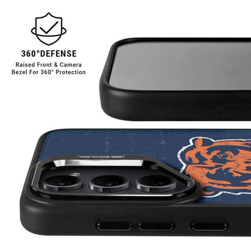 NFL Chicago Bears - Alternate Distressed Galaxy S24 Ultra Kickstand Case