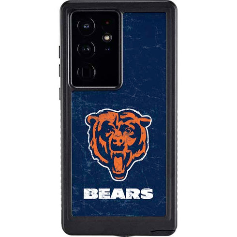 NFL Chicago Bears - Alternate Distressed Galaxy S24 Ultra Waterproof Case