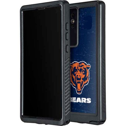 NFL Chicago Bears - Alternate Distressed Galaxy S24 Ultra Waterproof Case
