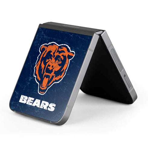 NFL Chicago Bears - Alternate Distressed Galaxy Z Flip6 Skin