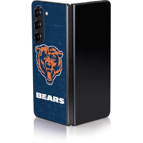 NFL Chicago Bears - Alternate Distressed Galaxy Z Fold5 5G Skin
