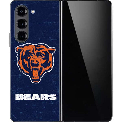 NFL Chicago Bears - Alternate Distressed Galaxy Z Fold5 5G Skin