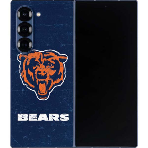 NFL Chicago Bears - Alternate Distressed Galaxy Z Fold6 Skin