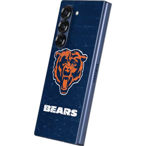 NFL Chicago Bears - Alternate Distressed Galaxy Z Fold6 Skin