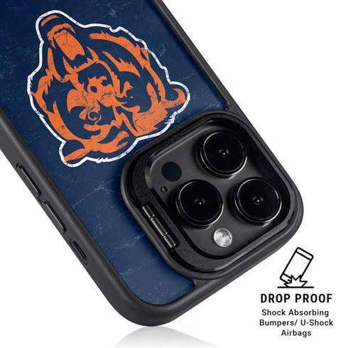 NFL Chicago Bears - Alternate Distressed iPhone 13 Pro Kickstand Case