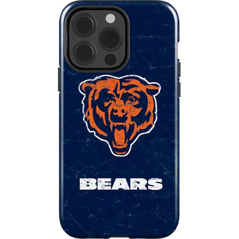 NFL Chicago Bears - Alternate Distressed iPhone 15 Pro Impact Case