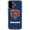 NFL Chicago Bears - Alternate Distressed iPhone 16 Clear Case