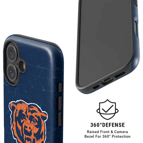 NFL Chicago Bears - Alternate Distressed iPhone 16 Magsafe Impact Case