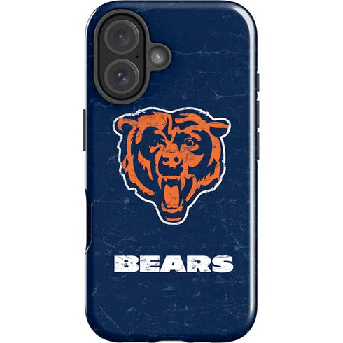 NFL Chicago Bears - Alternate Distressed iPhone 16 Plus Impact Case