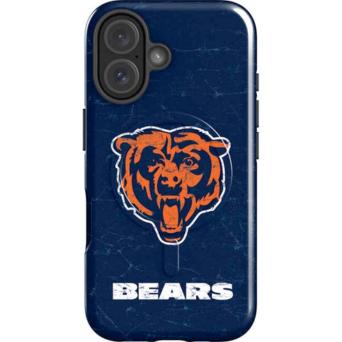 NFL Chicago Bears - Alternate Distressed iPhone 16 Plus Magsafe Impact Case