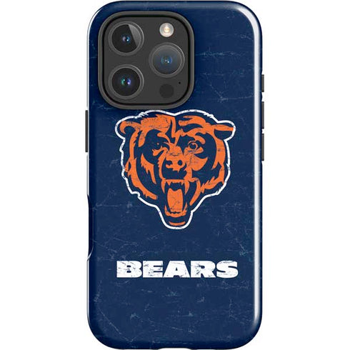 NFL Chicago Bears - Alternate Distressed iPhone 16 Pro Impact Case