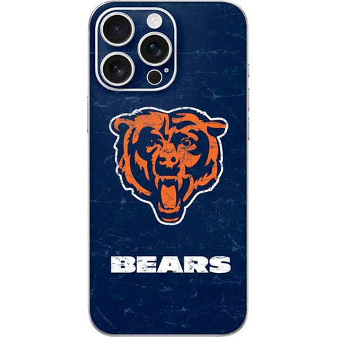 NFL Chicago Bears - Alternate Distressed iPhone 16 Pro Max Skin