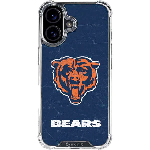 NFL Chicago Bears - Alternate Distressed iPhone 17 Clear Case