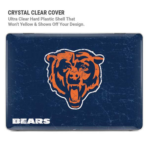 NFL Chicago Bears - Alternate Distressed MacBook Pro 14in (2021-24) Case plus Skin