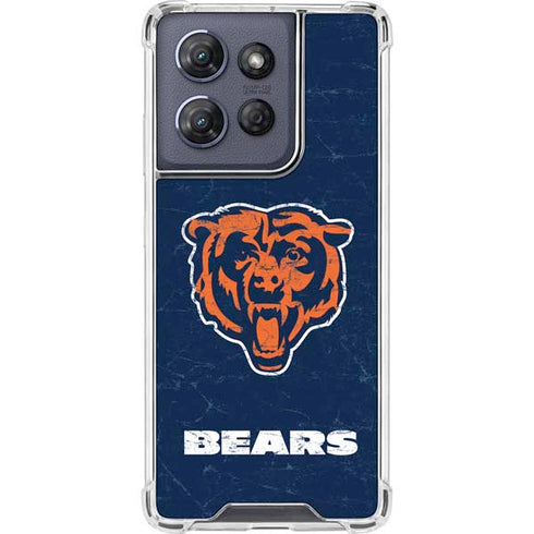 NFL Chicago Bears - Alternate Distressed Moto G Power 5G (2025) Clear Case