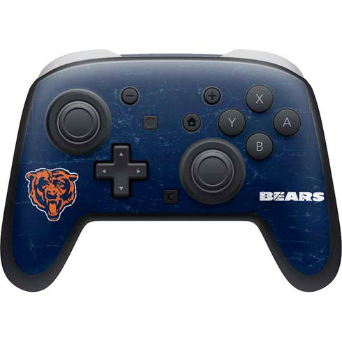 NFL Chicago Bears - Alternate Distressed Nintendo Switch 2 (2025) Pro Controller Skin