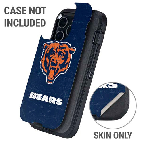 NFL Chicago Bears - Alternate Distressed Otterbox Defender iPhone Skin