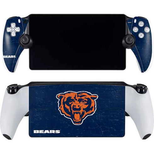 NFL Chicago Bears - Alternate Distressed PlayStation Portal Remote Player Skin