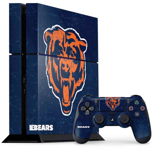 NFL Chicago Bears - Alternate Distressed PlayStation PS4 Skins