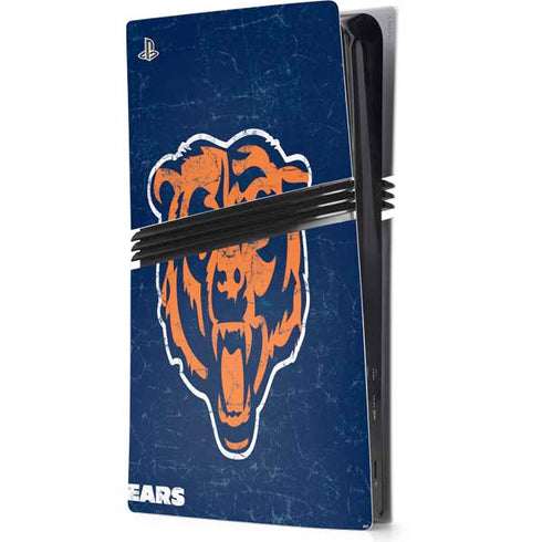 NFL Chicago Bears - Alternate Distressed PS5 Pro Console Skin