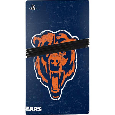 NFL Chicago Bears - Alternate Distressed PS5 Pro Console Skin