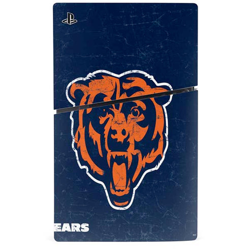 NFL Chicago Bears - Alternate Distressed PS5 Slim Digital Edition Console Skin