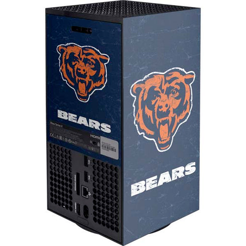 NFL Chicago Bears - Alternate Distressed XBox Series X Digital Edition Console Skin