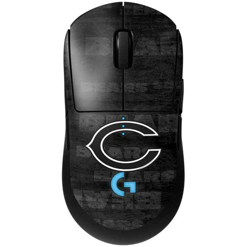 NFL Chicago Bears Black & White G Pro Wireless Gaming Mouse Skin