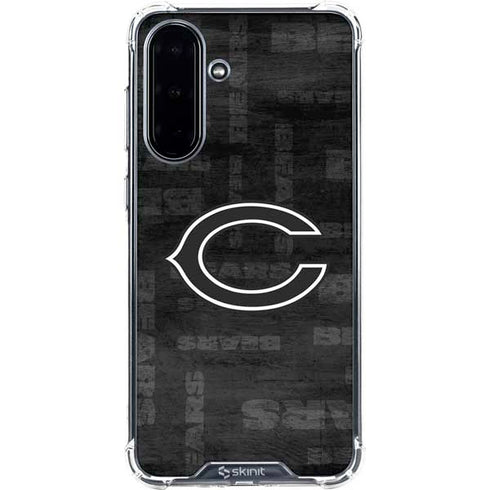 NFL Chicago Bears Black & White Galaxy A36 5G Clear Case