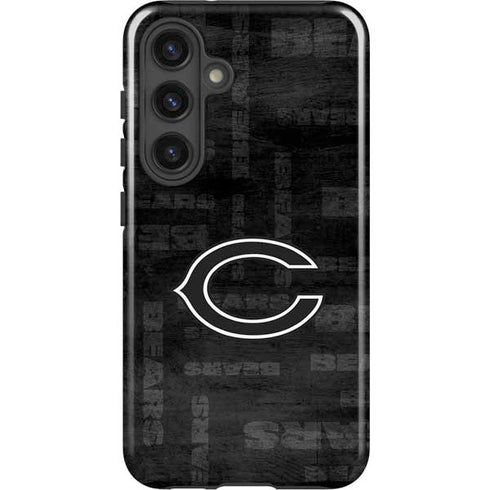 NFL Chicago Bears Black & White Galaxy S25 Impact Case