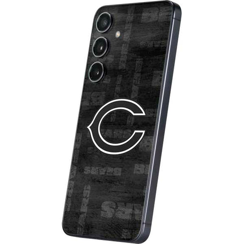 NFL Chicago Bears Black & White Galaxy S25 Plus Skin