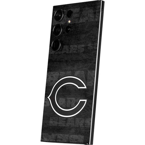 NFL Chicago Bears Black & White Galaxy S24 Ultra Skin