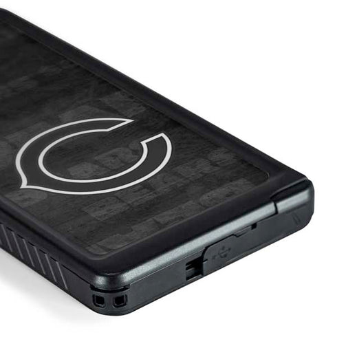 NFL Chicago Bears Black & White Galaxy S24 Ultra Waterproof Case