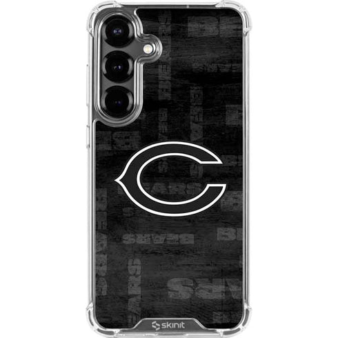 NFL Chicago Bears Black & White Galaxy S26 Clear Case