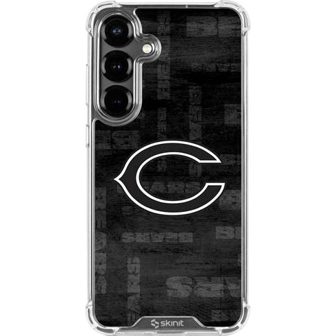 NFL Chicago Bears Black & White Galaxy S26 Plus Clear Case