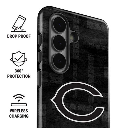 NFL Chicago Bears Black & White Galaxy S26 Plus Impact Case