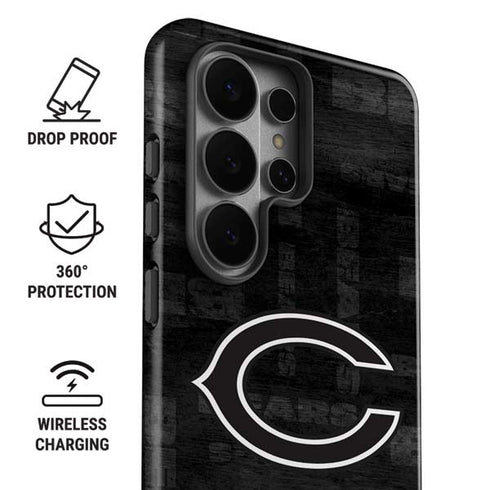 NFL Chicago Bears Black & White Galaxy S26 Ultra Impact Case