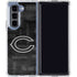 NFL Chicago Bears Black & White Galaxy Z Fold5 5G Clear Case