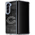 NFL Chicago Bears Black & White Galaxy Z Fold5 5G Clear Case