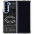 NFL Chicago Bears Black & White Galaxy Z Fold6 Clear Case