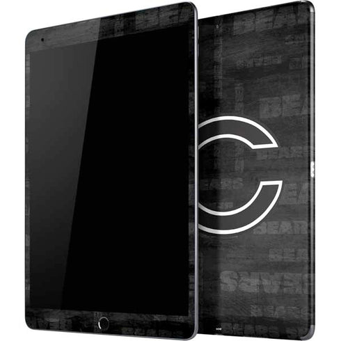 NFL Chicago Bears Black & White iPad Skins