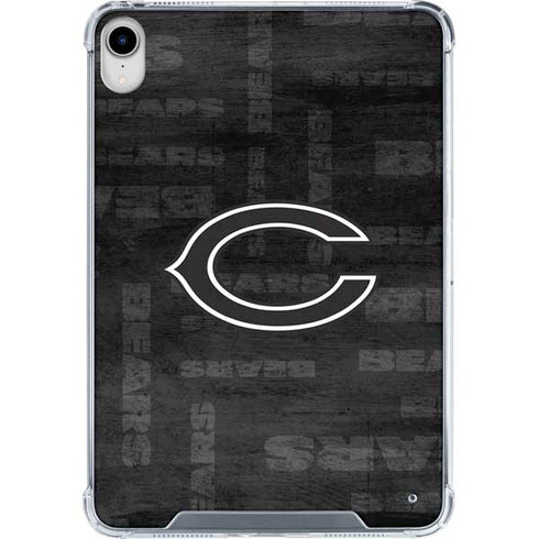 NFL Chicago Bears Black & White iPad 11th Gen (2025) Clear Case