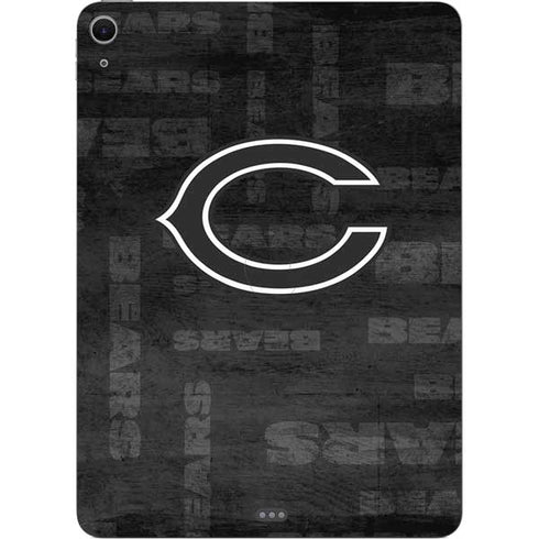 NFL Chicago Bears Black & White Apple iPad Air Skin