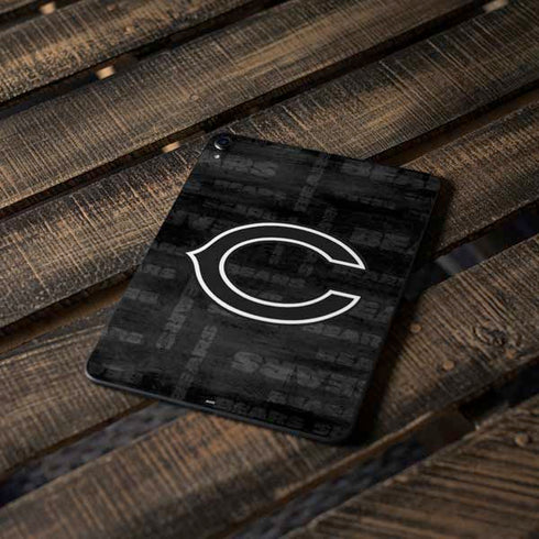 NFL Chicago Bears Black & White Apple iPad Pro Skin