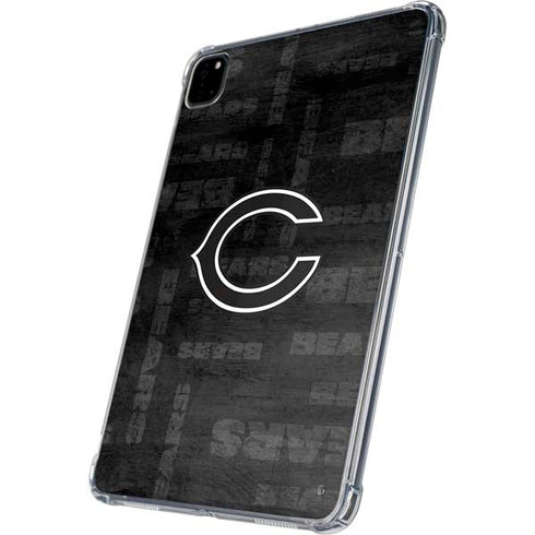 NFL Chicago Bears Black & White iPad Pro 11in (2024) Clear Case