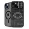 NFL Chicago Bears Black & White iPhone 15 Kickstand Case
